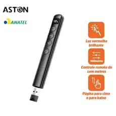 Astgn X Basike Caneta multifuncional para virar páginas  laser 2.4G com display inteligente adaptada
