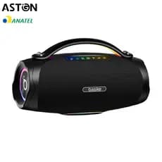 Astgn X Basike Caixa de Som Bluetooth 200 W RMS, Bass Boost, IPX6, Bateria 20.000 mAh e Luzes RGB