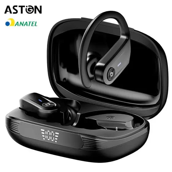 Astgn X Basike Fone de Ouvido Sem FioTWS IPX6 Cancelamento de Ruído Ba-FON318