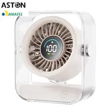 Astgn X Basike Fan de escritório portátil silencioso de 100 níveis