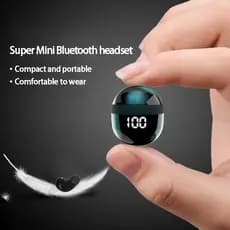 SK18 Fones De Ouvido Sem Fio Bluetooth Invisíveis Com Redução De Ruído Do Microfone Graves Pesados Smart Touch