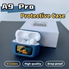 Capa De Fones De Ouvido Sillicon Para A9 Pro Protetora De TPU De Alta Qualidade Anti-Abrasão À Prova De Queda Com Mosque
