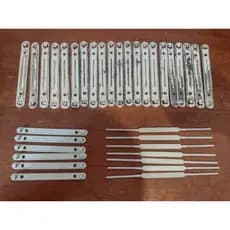 Lote de Grampos-Trilhos para Pastas (nunca usados) de diversos modelos (OLHAR A DESCRIÇÃO) Pastas Suspensas de Arquivos