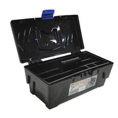 Maleta Multiuso Preta Com Alça e Trava (Cor Azul) 14,5x17,5x32,5cm - Ercaplast (OLHAR A DESCRIÇÃO)