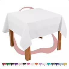 Kit 10 Toalha De Mesa Quadrada 1,50x1,50 Em Oxford Festa Buffet