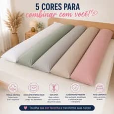 Capa Para Travesseiro Xuxão 1,30x40 Percal Macio Sem Zíper Envelope 30cm Confortável