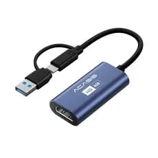 Placa De Captura ACASIS USB3.2 4K 60Hz HDMI Video Grabber Com Latência Ultrabaixa , Sem Necessidade De Driver Para Trans