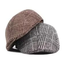 Boina  Boné Masculino  Estilo  Italiano Algodão  Elegante para Frio  Outono Inverno Adulto