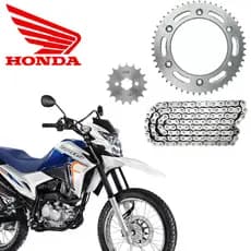 Kit Relação Transmissão Traçâo Bross NXR160/150 XRE 190 Modelo Original