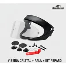 Pala/ Reparo/viseira Capacete Taurus San Marino Completo