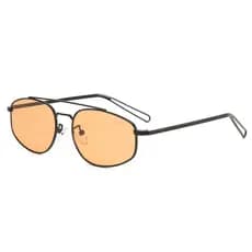Oversized Harajuku Óculos Ouro Prata Preto Metal Quadrado Cuidados Com A Visão Anti-Azul Quadro Feminino Masculino