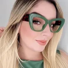 Óculos De Sol Olho De Gato Da Moda Retrô Gradiente Doce Coloridos