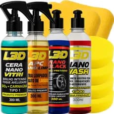 Cera Automotiva / Pneu Pretinho / Shampoo Automotivo / Limpador e Higienizador APC