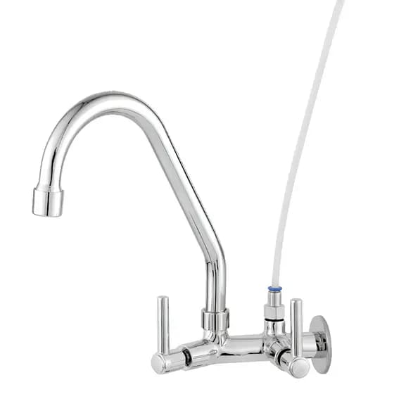 Torneira Giratoria Inox Com Adapatador e Mangueira De Filtro Purificador De Agua, Torneira De Metal