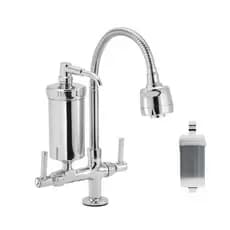 Torneira Tubo Metal Inox Filtro Gourmet Pia Mesa Cozinha Bancada