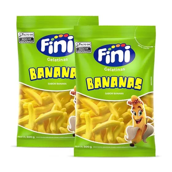 Kit 1kg de Bananas - Fini