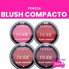BLUSH COMPACTO ALTA PIGMENTAÇÃO FIORE FENZZA