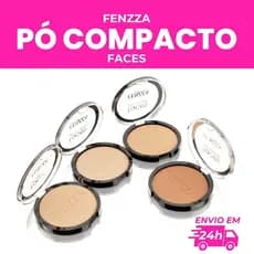PÓ COMPACTO FACES MAKE UP 12G TOQUE AVELUDADO - FENZZA