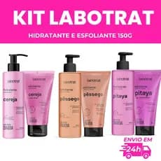 KIT DIA A DIA CUIDADOS DIÁRIOS CORPORAL E FACIAL COM ESFOLIANTE + HIDRATANTE - LABOTRAT