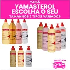 YAMASTEROL ORIGINAL CREME HIDRATANTE MULTIFINCIONAL PARA TODOS OS TIPOS DE CABELO - YAMÁ