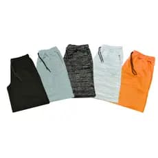 Kit 5 Bermuda Moletom Masculina Shorts Algodão Treino Basica Cordão Ajustável Sortida