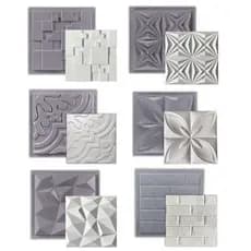Kit Formas Para Gesso 3D - 30x30 Revestimento 3D