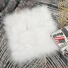 Tapete Pelúcia Peludo felpudo Luxuoso Para Fotos Decoração Manicure 30x30