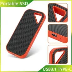 Unidade de estado sólido externa de alta velocidade SSD portátil 2TB-16TB USB 3.1 TYPE-C