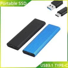 SSD portátil de alta velocidade USB3.0 TYPE-C SSD de armazenamento externo de 1 TB-16 TB