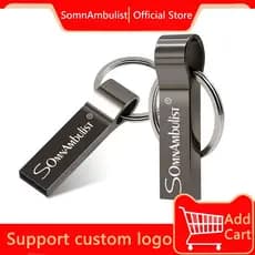 Unidade Flash/memória à prova d'água de Metal 8GB/32GB/128GB com adaptador TYPE-C