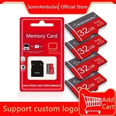 5 peças-cartão de memória TF/SD de alta velocidade 256MB/512MB/32GB adaptador de memória estável