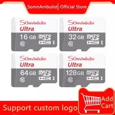 Cartão de memória SD de alta velocidade classe 10 128 MB/256 MB/4 GB/8 GB/32 GB de memória estável