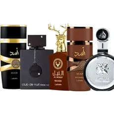 Kit 5 Perfumes Árabes Masculinos Embalagem SPRAY 60ML