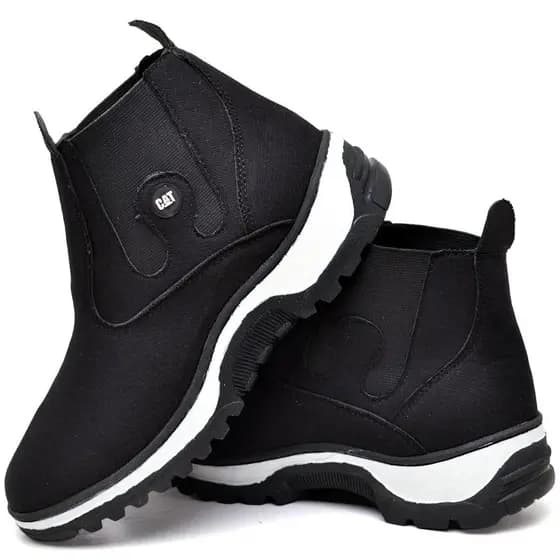 Botina Masculina Caterpillar Bota Estilo Texana Calce Facil