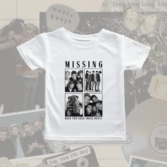 Camiseta One Direction - Missing