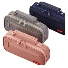 Estojo Escolar Liso Com Alca 2 Divisórias Interna Necessaire Cor Estojo Escolar