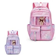 Mochila Escolar Feminina Seaflow Juvenil Reforçada De Costas