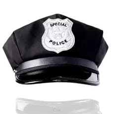 Chapéu Quepe, Polícia Para Festa Fantasia Carnaval Cosplay