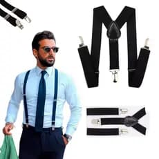 Suspensório Adulto Preto Ou Colorido, Pagem, Casamento, Debutante, Social  - Feminino Masculino