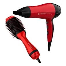 Kit Secador Cadence Rouge Style E Escova Cadence Secadora Modeladora Diva 4 em 1