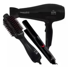 Kit Gama Eleganza Plus - Secador + Escova + Chapinha