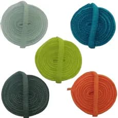 5 Pares Cadarço Oval Ténis 120cm Confira as Cores Monte seu Kit Leia a Descrição