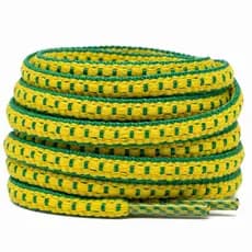 Cadarço Oval 120cm (1 par) Brasil Verde Amarelo Copa