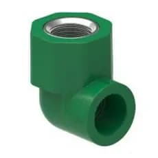 kit 4 JOELHO COM ROSCA FÊMEA POLIPROPILENO PPR 20MMX1/2" TIGRE