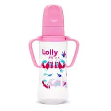 Lolly Mamadeira 240 Ml Zoo Com Alca R Rosa