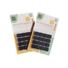 Kit Feltro Adesivo Para Pés de Banco Cadeiras Móveis Anti Ruído e Arranhões no Chão