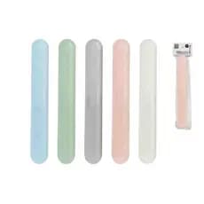 Kit 5 Porta Escovas de Dente Portátil Leve Para Viagem Trabalho Escola