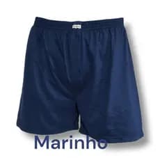 kit 3 cueca samba canção BASICO tradicional 100% algodão, pijama masculino, clássico,  Cores sortidas.