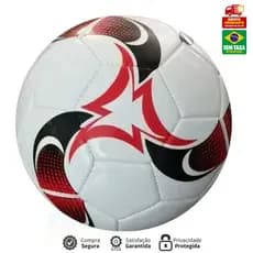 Bola de Futebol Tamanho Oficial Couro Sintético