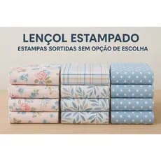 LENÇOL MICROFIBRA ESTAMPA SORTIDA VARIOS TAMANHOS PROMOCAO